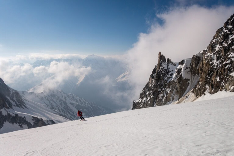 Abfahrt vom Finsteraarhorn