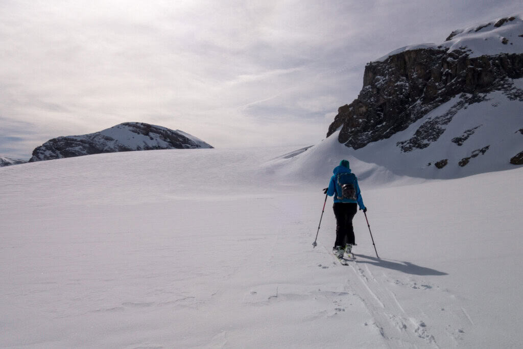 Aufstieg Ski Claridenfirn