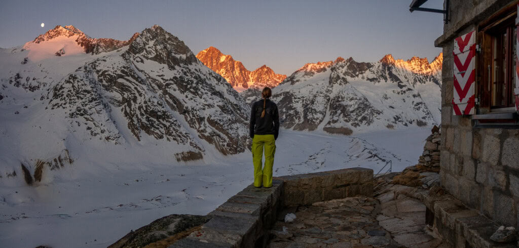 Sunset at the Lauteraar Hut