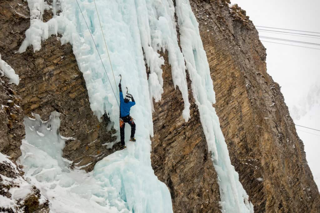 Eisklettern in der Engstligenalp