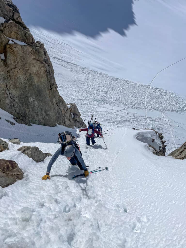 Skibergsteigen in La Grave