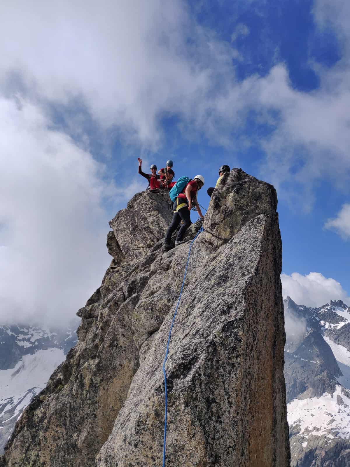 Alpine tour coaching on the Gross Diamantstock