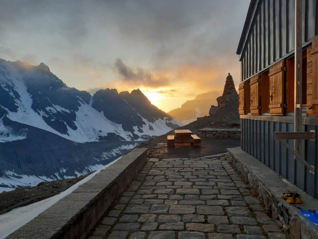 Aussicht von der Cabane FXB Panossiere