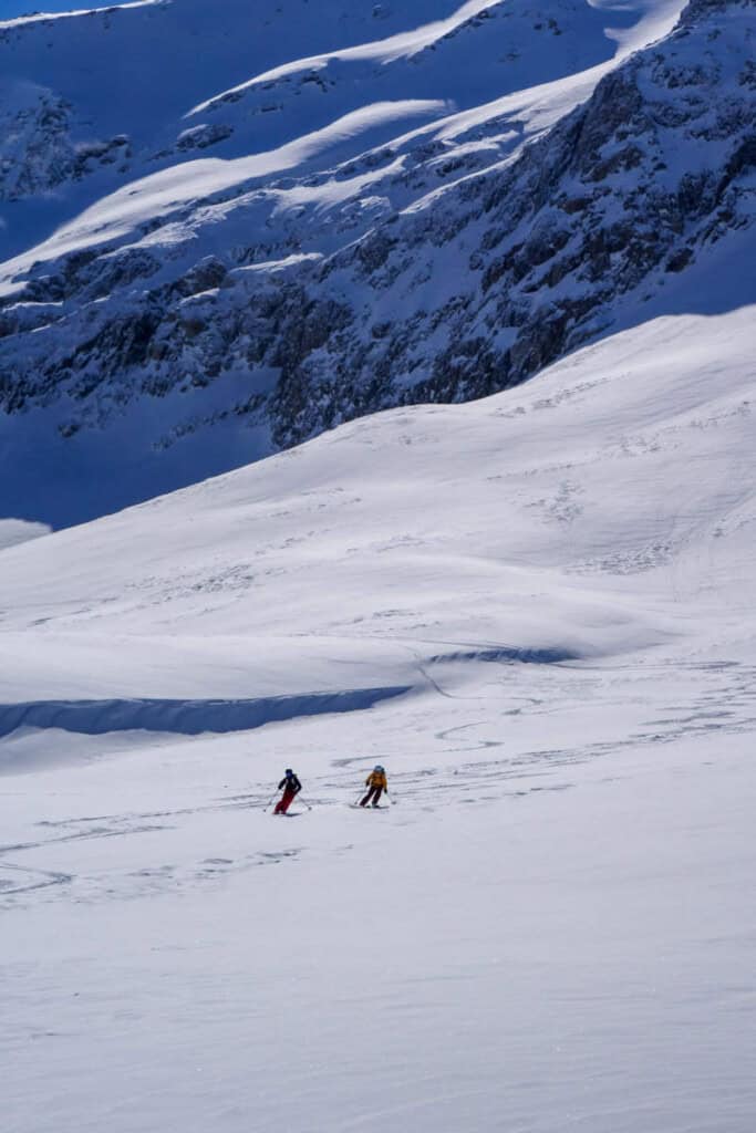 Skifahren im Bedrettotal