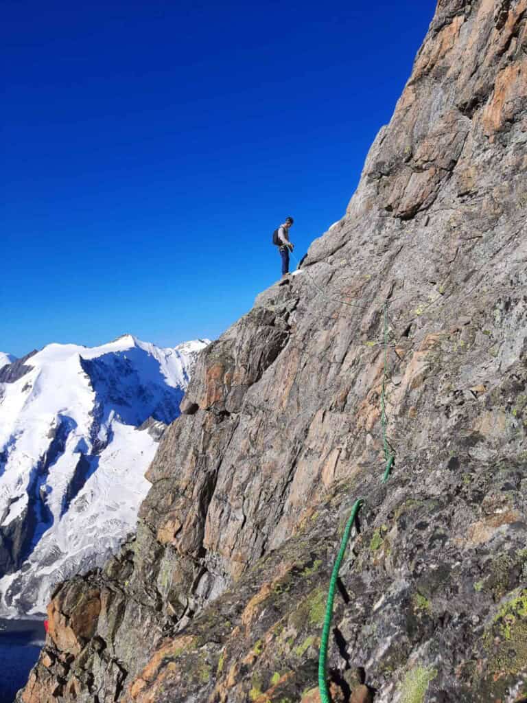 Zustieg zur Mittellegihütte beim eiger