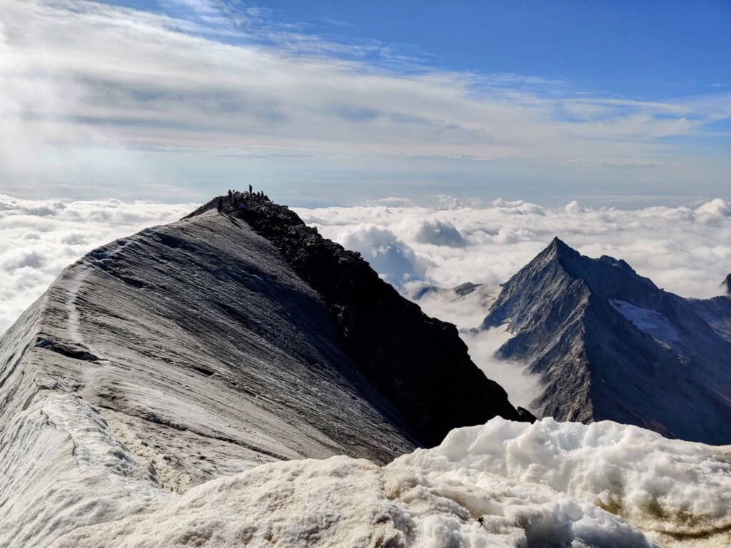 View from the Weissmies