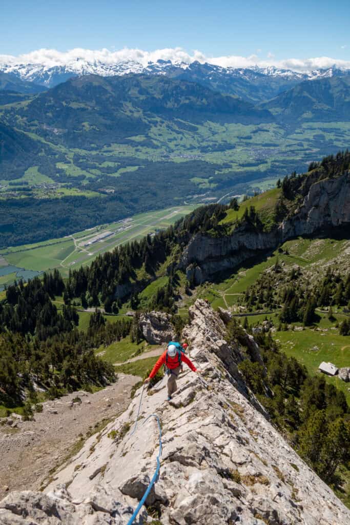 Klettern auf den Galtigentümre zum Pilatus