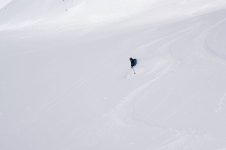 Freeriden auf der Laucherenalp im Lötschental