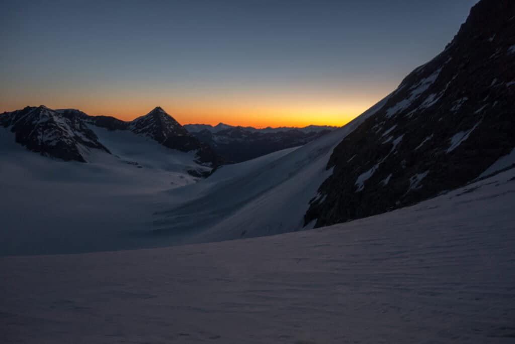 Sunrise at the Grand Combin