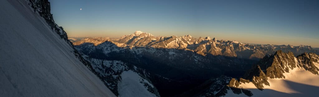 Morning atmosphere at the Grand Combin