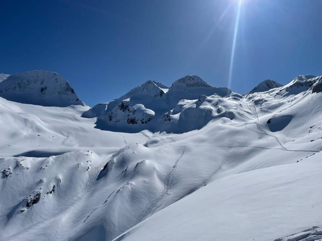 Aussicht von der Rotondohütte